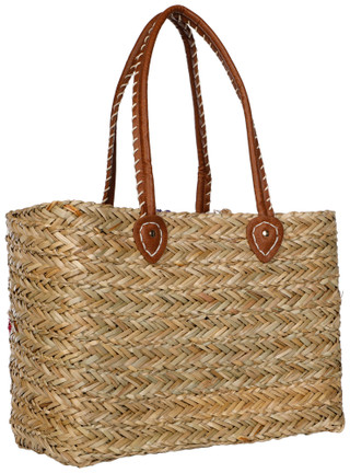 Thumbnail 3: Urban Expressions Urban Expressions Queenie Straw Tote Bag 