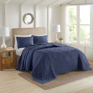 Thumbnail 1: 510 Design 510 Design Solid Oakley Reversible Bedspread Set 