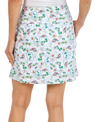 Thumbnail 3: Teez-Her Teez-Her Womens Active Postcard Print Skort 