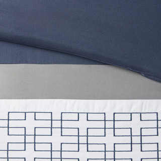 Thumbnail 12: 510 Design 510 Design 8 Pc. Powell Embroidered Comforter Set 
