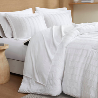 Thumbnail 10: 510 Design 510 Design 5 Pc. Logan Woven Striped Comforter Set 