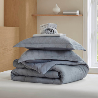 Thumbnail 13: 510 Design 510 Design 5 Pc. Logan Woven Striped Comforter Set 