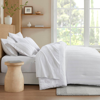 Thumbnail 14: 510 Design 510 Design 5 Pc. Logan Woven Striped Comforter Set 