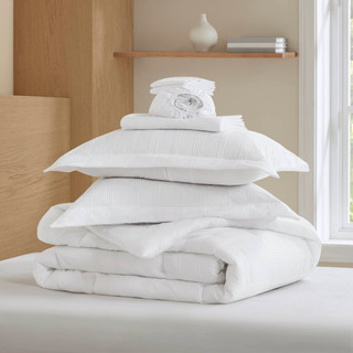 Thumbnail 37: 510 Design 510 Design 5 Pc. Logan Woven Striped Comforter Set 
