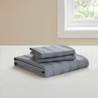 Thumbnail 41: 510 Design 510 Design Logan Woven Striped Duvet Cover Set 
