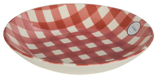 Thumbnail 1: Home Essentials Home Essentials 10 in Buffalo Check Plaid Pasta Bowl 