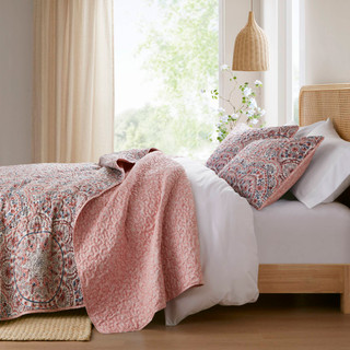 Thumbnail 7: 510 Design 510 Design Valerie Boho Floral Reversible Quilt Set 