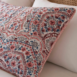 Thumbnail 10: 510 Design 510 Design Valerie Boho Floral Reversible Quilt Set 