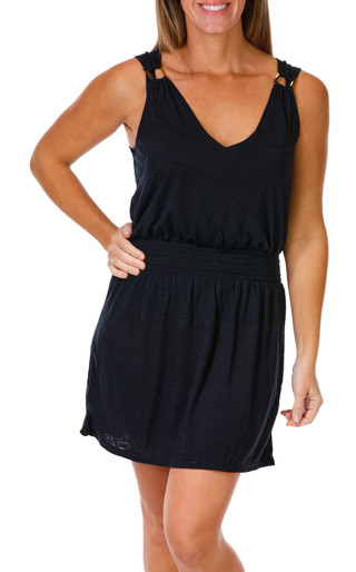 Thumbnail 1: Becca Becca Womens Breezy Basics Swim Cover Up Dress 