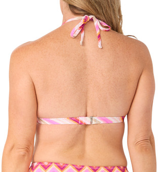 Thumbnail 4: CUPSHE Cupshe Womens Chevron Bikini Top 