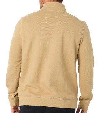 Thumbnail 2: Nautica Nautica Mens 1/4 Zip Pique Fleece Pull-Over 