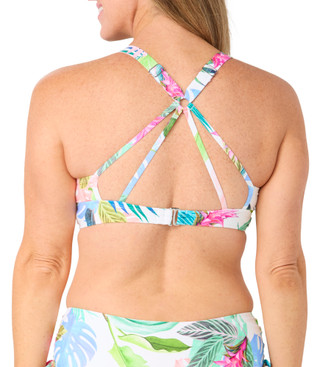 Thumbnail 3: N BY NEXT N By Next Womens Tropical Print Sport Bra Swim Top 