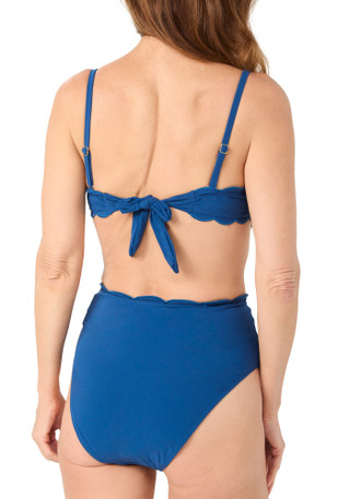 Thumbnail 4: Cece Cece Womens Solid High Waist Brief Swim Bottoms 