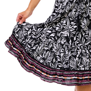 Thumbnail 2: Nostalgia Nostalgia Womens Floral Ruffle Hem Midi Skirt 
