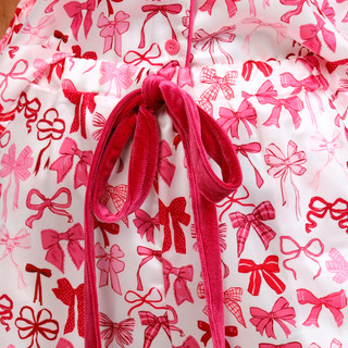 Thumbnail 7: SIMPLY SOUTHERN Simply Southern Womens 2 Pc Satin Bow Print Pajamas 