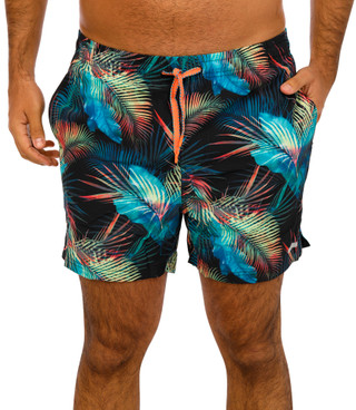 Thumbnail 1: In Gear In Gear Mens Neon Palm Valley Swim Shorts 