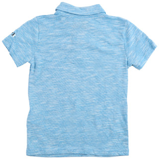 Thumbnail 2: Hurley Hurley Little Boys Short Sleeve Heathered Polo Shirt 