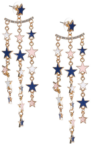 Thumbnail 2: Celebrate Celebrate Americana Starburst Cascade Earrings 
