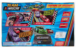 Thumbnail 2: Nascar NASCAR Boys Lightning Lap Speedway Slot Race 