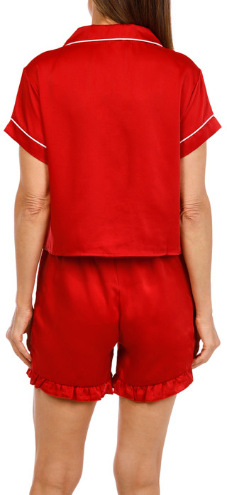 Thumbnail 2: SIMPLY SOUTHERN Simply Southern Womens 2 Pc Satin Bow Pajamas 