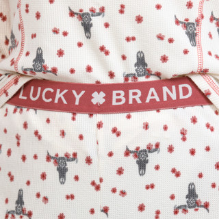 Thumbnail 2: Lucky Brand Lucky Brand Womens 2 Pc Western Top & Pants Pajama Set 