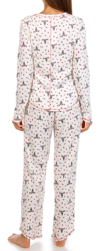 Thumbnail 3: Lucky Brand Lucky Brand Womens 2 Pc Western Top & Pants Pajama Set 