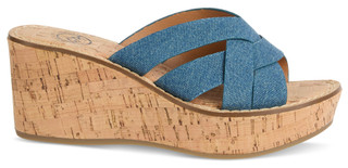 Thumbnail 2: White Mountain White Mountain Womens Samwell Platform Wedge Sandals 