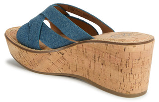 Thumbnail 4: White Mountain White Mountain Womens Samwell Platform Wedge Sandals 