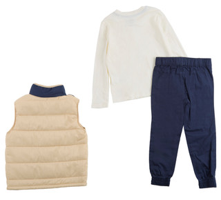 Thumbnail 2: Weatherproof Weatherproof Little Boys 3 Pc Vest Set 