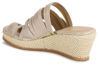 Thumbnail 3: DONALD PLINER Donald Pliner Womens Gallore Leather Wedge Sandals 