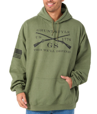 Thumbnail 1: GRUNT STYLE Grunt Style Mens Basic Logo Hoodie 