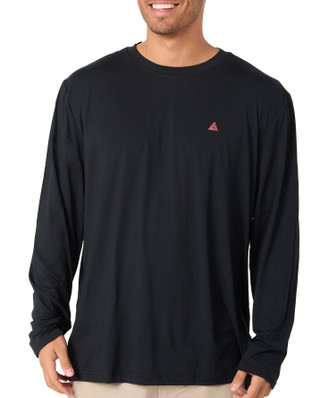 Thumbnail 1: Anglr ANGLR Mens Long Sleeve Logo Performance T-Shirt 
