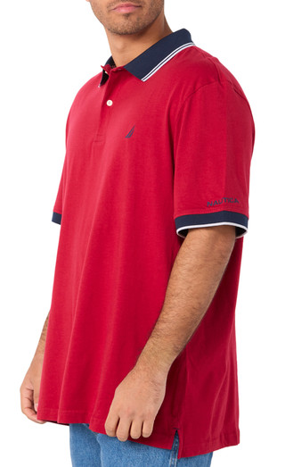 Thumbnail 3: Nautica Nautica Mens J-Class Jersey Tipped Polo 