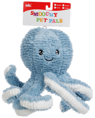 Thumbnail 1: Smoochy Pet Pals Smoochy Pet Pals 13 in Blue Octopus Dog Toy 