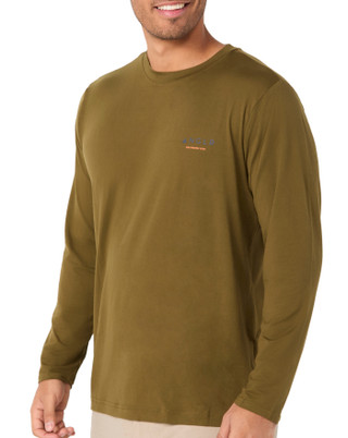Thumbnail 3: Anglr ANGLR Mens Long Sleeve Logo Performance T-Shirt 