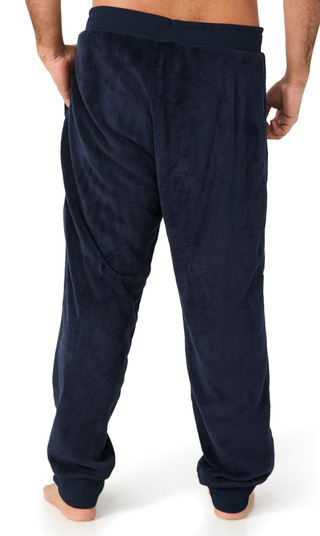 Thumbnail 3: Tommy Hilfiger Tommy Hilfiger Mens Solid Plush Lounging Pajama Pants 