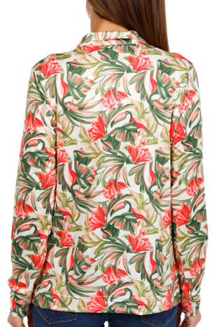 Thumbnail 2: Stella Parker Stella Parker Womens Kennedy Long Sleeve 1/4 Zip Print Top 