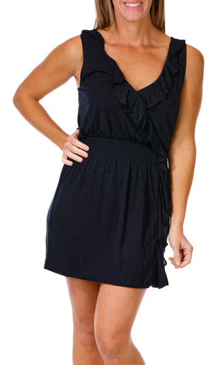 Thumbnail 1: Becca Becca Womens Sleeveless Solid Breezy Dress Coverup 