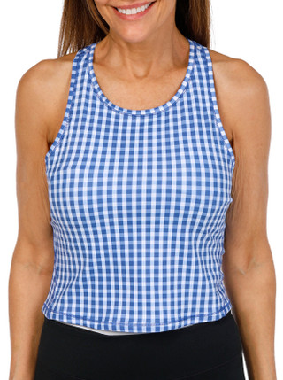 Thumbnail 1: 90 DEGREE BY REFLEX 90 Degree By Reflex Womens Air Lux Printed Crop Tank Top 