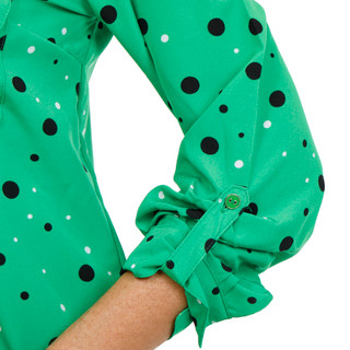 Thumbnail 2: ADRIENNE VITTADINI Adrienne Vittadini Womens 3/4 Roll Tab Sleeve Print Top 