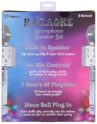 Thumbnail 3: SIMPLY TECH Simply Tech Karaoke Microphone Speaker Set 