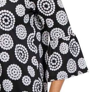 Thumbnail 3: Ruby Road Ruby Road Petite 3/4 Sleeve Puff Print Top 