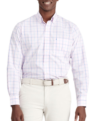 Thumbnail 1: IZOD IZOD Mens Plaid Button Down Long Sleeve Shirt 