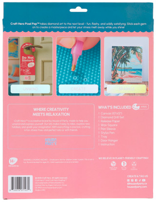 Thumbnail 3: Craft Hero Craft Hero Island Morning Diamond Art Painting Kit 