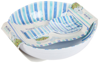 Thumbnail 1: Core Home Core Home 3 Pc Melamine Striped Serving Set 