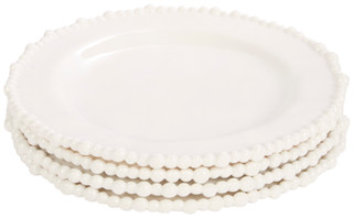 Thumbnail 3: Core Home Core Home 4 Pk 8.5 in Beaded Edge Salad Plate Set 