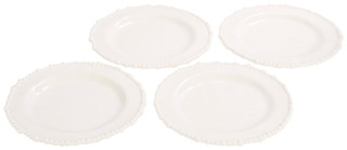 Thumbnail 1: Core Home Core Home 4 Pk 8.5 in Beaded Edge Salad Plate Set 