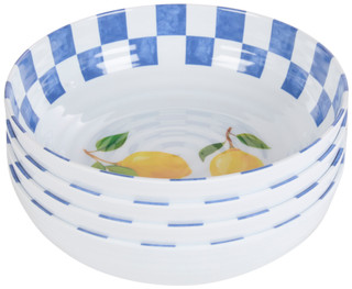 Thumbnail 3: Core Home Core Home 4 Pk Lemon Dinner Bowls Set 