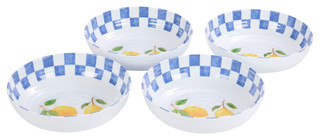 Thumbnail 1: Core Home Core Home 4 Pk Lemon Dinner Bowls Set 