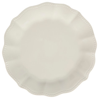 Thumbnail 3: Core Home Core Home 4 Pk 8.7 in Dotted Ruffle Salad Plate Set 